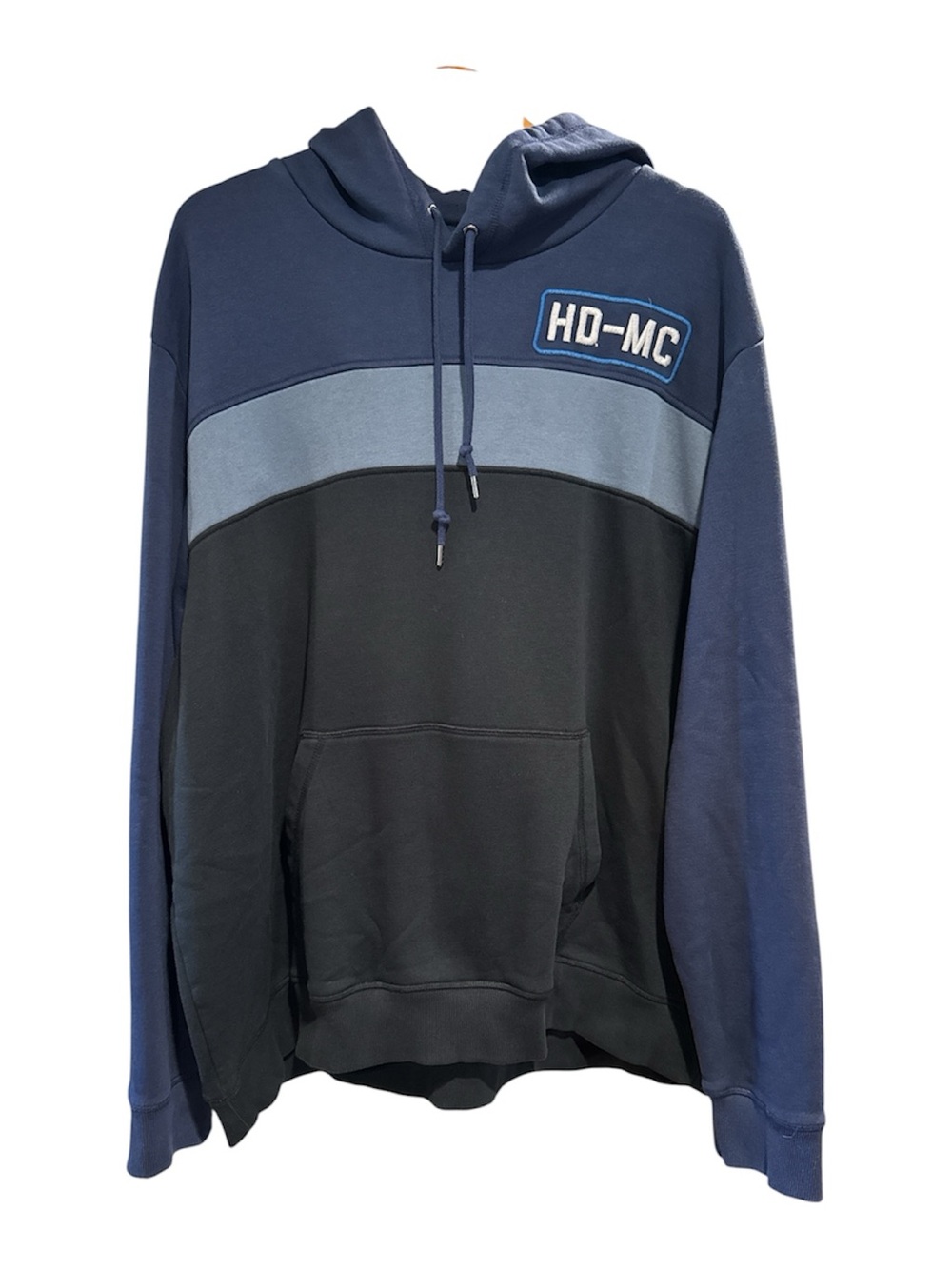 Harley Davidson Men’s Hoodie Navy Blue Black HD-MC 3XL Used